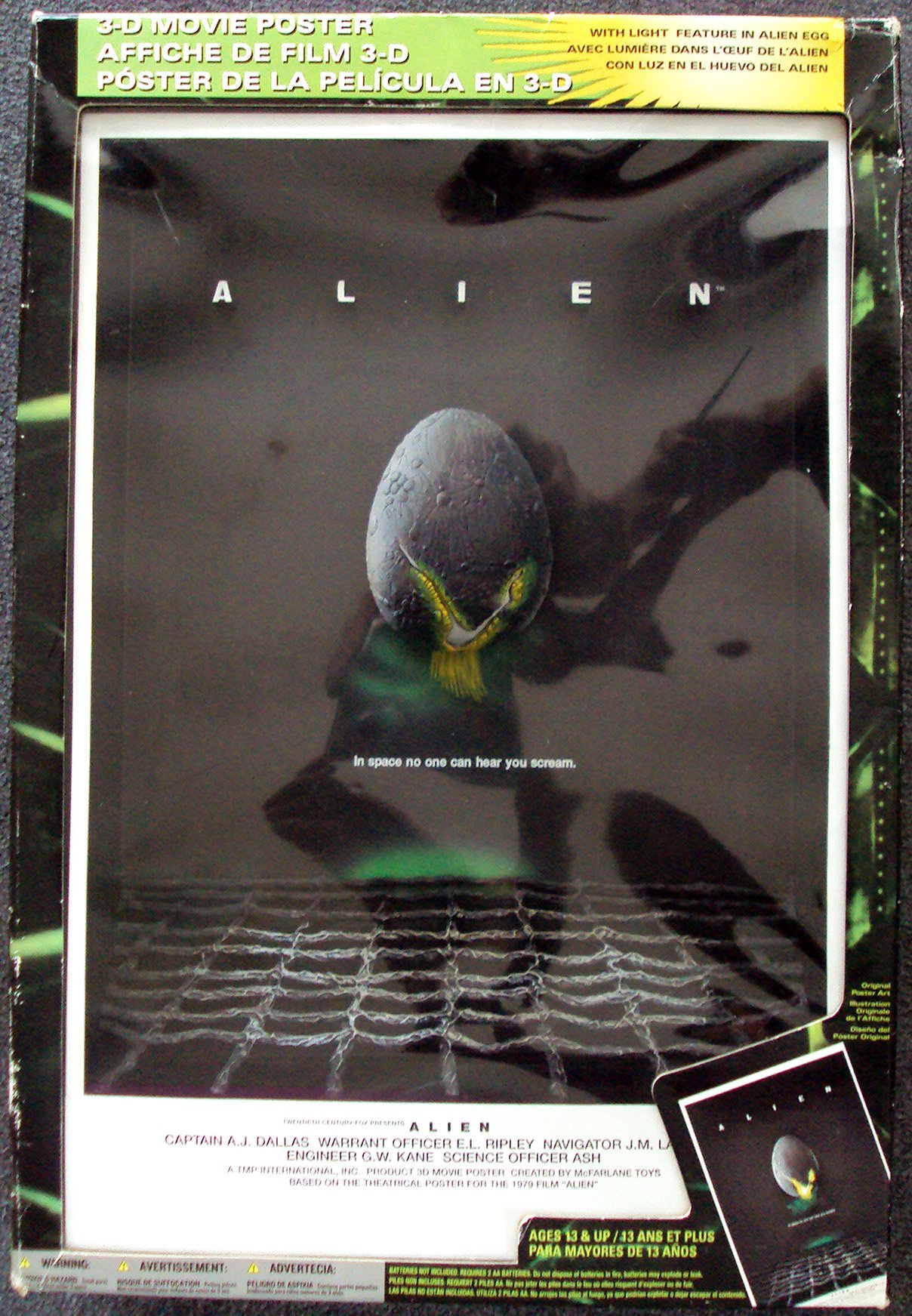 McFarlane Toys 3D Movie Poster - Alien : Amazon.com.au: Home